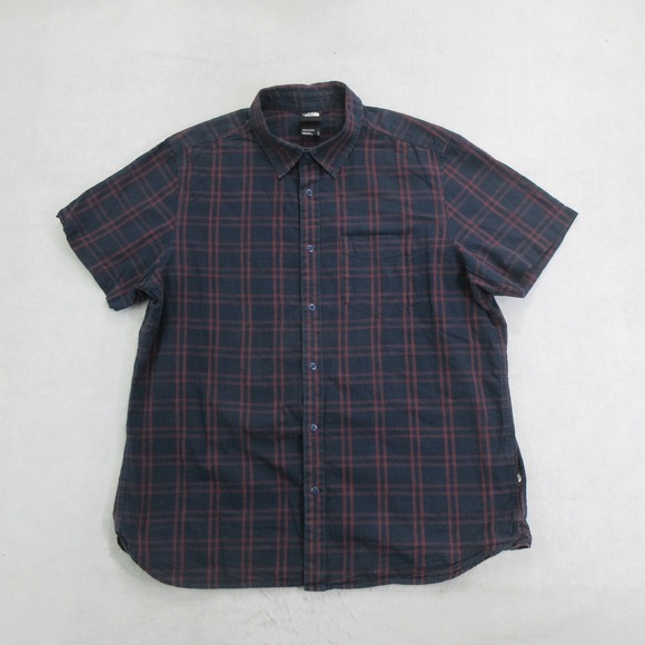 The North Face Other - The North Face Mens XL Plaid Short Sleeve Button Up Shirt Chest Pocket